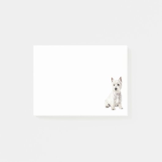 West Highland Terrier Puppy Dog Love Post-it® Notes (Voorkant)