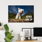 West Highland Terrier Puppy Poster (Thuiskantoor)