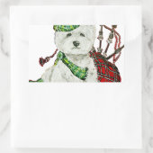 West Highland Terrier Rechthoekige Sticker (Tas)