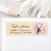 West Highland Terrier Retour-adreslabel Etiket (Insitu)