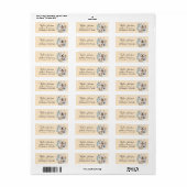 West Highland Terrier Return Address Label (Full Sheet)