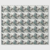 West Highland Terrier Scenic Road Trip Gift Wrap Cadeaupapier (Vlak)