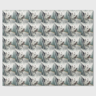 West Highland Terrier Scenic Road Trip Gift Wrap Cadeaupapier
