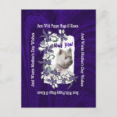 West Highland Terrier Schattige Moederdag wensen Briefkaart (Voorkant)