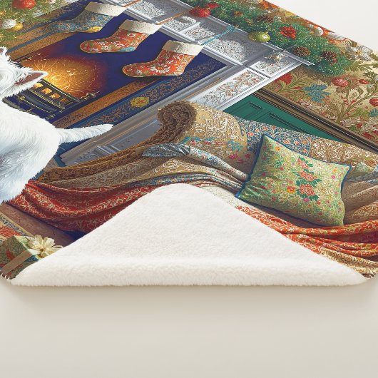 West Highland Terrier Sherpa Deken (3/4)