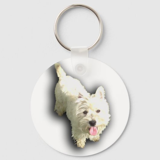 West Highland Terrier Sleutelhanger (Voorkant)