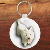 West Highland Terrier Sleutelhanger (Voorkant)