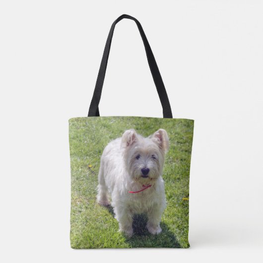West Highland Terrier Tote Bag (Achterkant)