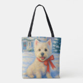 West Highland Terrier Tote Bag (Achterkant)