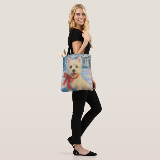 West Highland Terrier Tote Bag (Op model)
