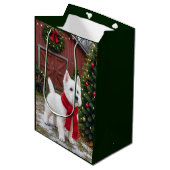 West Highland Terrier Vakantie Medium Cadeauzakje (Voorkant Gekanteld)