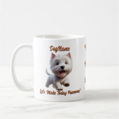 West Highland Terrier, voeg de naam van de hond to Koffiemok (Links)