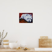 West Highland Terrier Wall Print (Keuken)