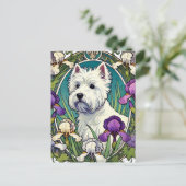 West Highland Terrier Westie Briefkaart (Staand voorkant)