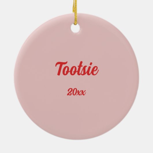 West Highland Terrier Westie Keramisch Ornament (Achterkant)