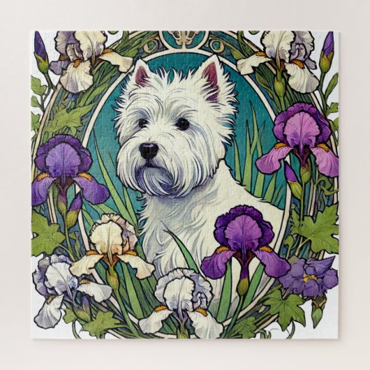 West Highland Terrier Westie Legpuzzel (Verticaal)