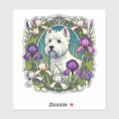 West Highland Terrier Westie Sticker (Vel)