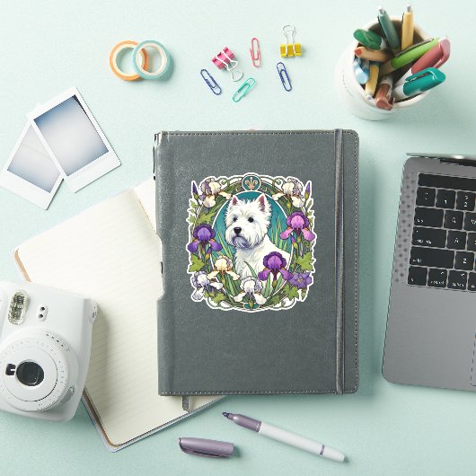 West Highland Terrier Westie Sticker (iPad Cover)