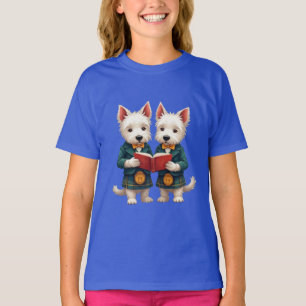 West Highland Terriers Burns Supper Lezen van Poëz T-shirt