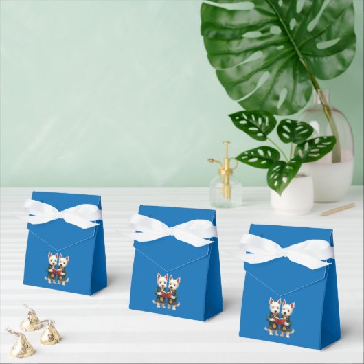 West Highland Terriers Burns Supper Reading Poetry Bedankdoosjes (Meervoudige)