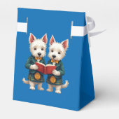 West Highland Terriers Burns Supper Reading Poetry Bedankdoosjes (Achterkant)