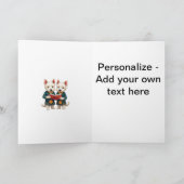 West Highland Terriers Burns Supper Reading Poetry Feestdagen Kaart (Binnen)