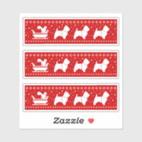 West Highland Terriers Kerst Sleigh Honden