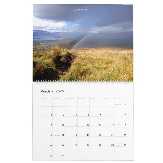 West Highland Way Kalender 2025 (Mar 2026)
