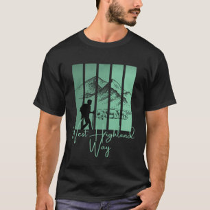 West Highland Way Scotland Edinburgh Aberdeen Loch T-shirt