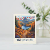 West Highland Way Scotland  wandelreizen Briefkaart (Staand voorkant)
