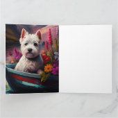 West Highland White Terrier aan boord Kaart (Binnen)