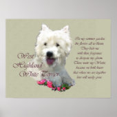 West Highland White Terrier Art Print (Voorkant)