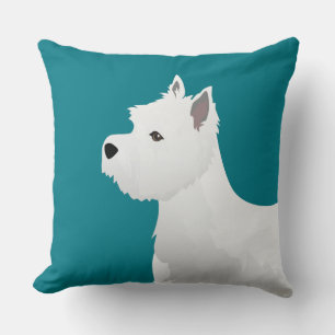 West Highland White Terrier Basic Breed Design Kussen