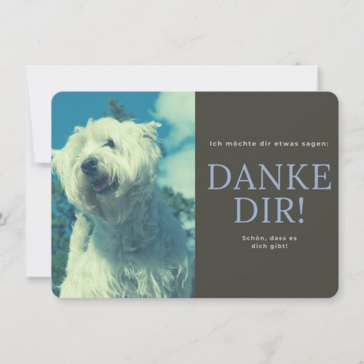 West Highland White Terrier Bedankkaart (Voorkant)