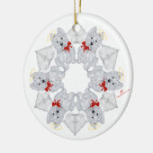 West Highland White Terrier Beeldje Keramisch Ornament (Links)