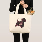 West Highland White Terrier BFF Canvas tas (Voorkant (product))