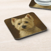 West Highland White Terrier Bier Onderzetter (Linkerzijde)