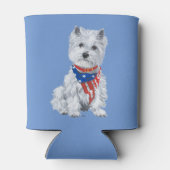 West Highland White Terrier Blikjeskoeler (Achterkant)