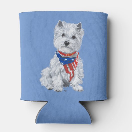 West Highland White Terrier Blikjeskoeler (Achterkant)