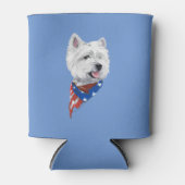 West Highland White Terrier Blikjeskoeler (Voorkant)