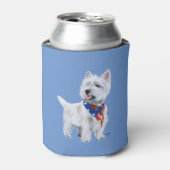 West Highland White Terrier Blikjeskoeler (Blikje Voorkant)