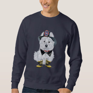 West Highland White Terrier Brandweerman Trui