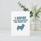 West Highland White Terrier Briefkaart (Staand voorkant)