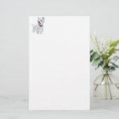 West Highland White Terrier Briefpapier (Staand voorkant)