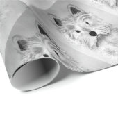 West Highland White Terrier Cadeaupapier (Rol Hoek)