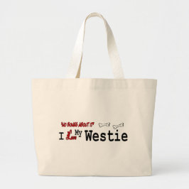 West Highland White Terrier-cadeaus Grote Tote Bag