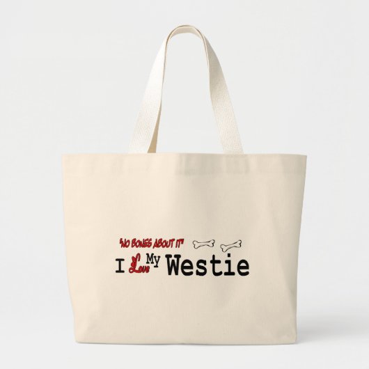 West Highland White Terrier-cadeaus Grote Tote Bag (Voorkant)