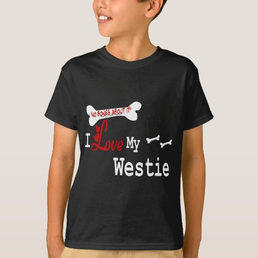 West Highland White Terrier-cadeaus T-shirt (Voorkant)