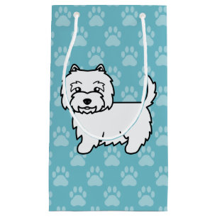 West Highland White Terrier Cartoon Hond Klein Cadeauzakje