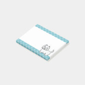 West Highland White Terrier Cartoon Hond Post-it® Notes (Schuin)